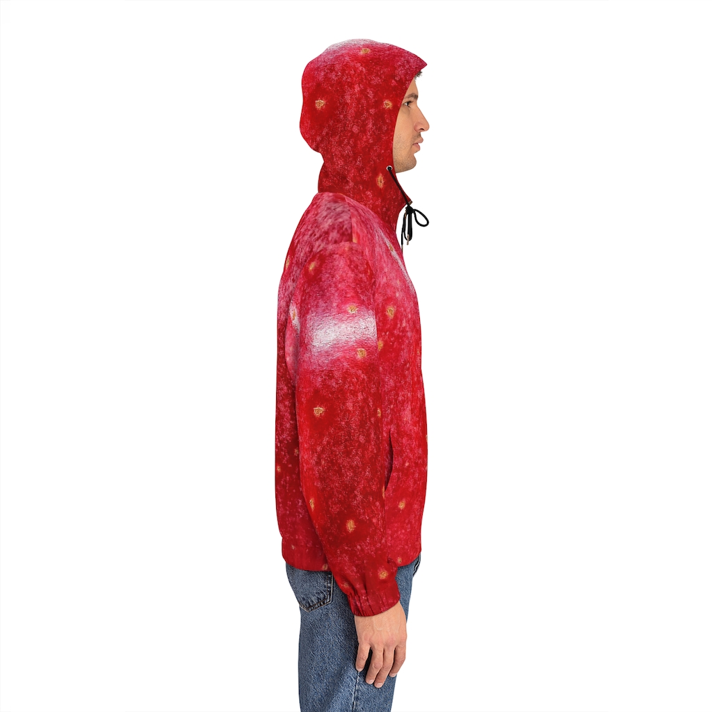 Men's Hoodie: Red Apple - Image 11