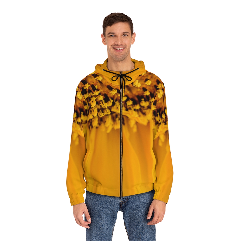Men's Hoodie: Sunflower - Image 13