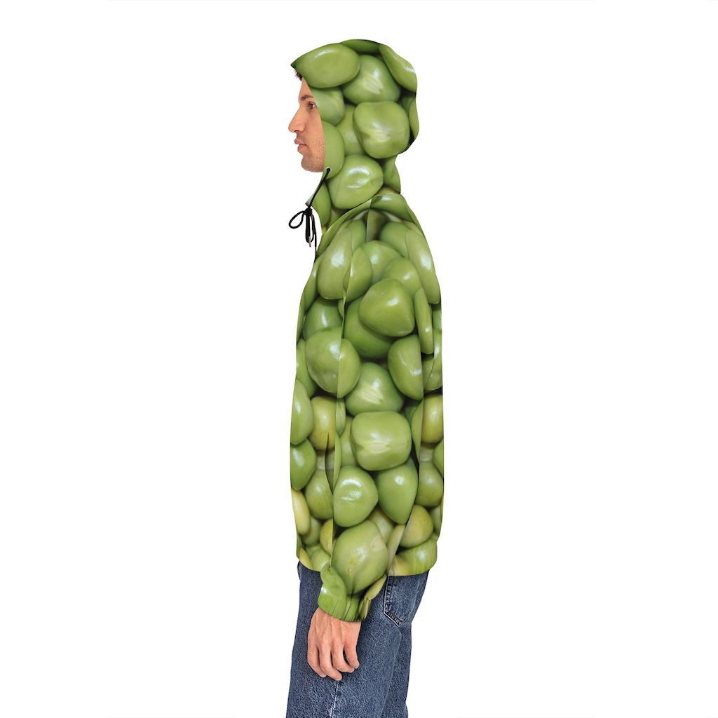 Men's Hoodie: Peas - Image 18