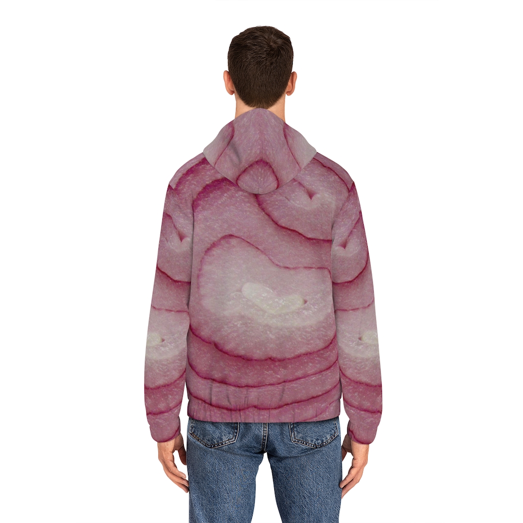 Men's Hoodie: Red Onion - Image 16