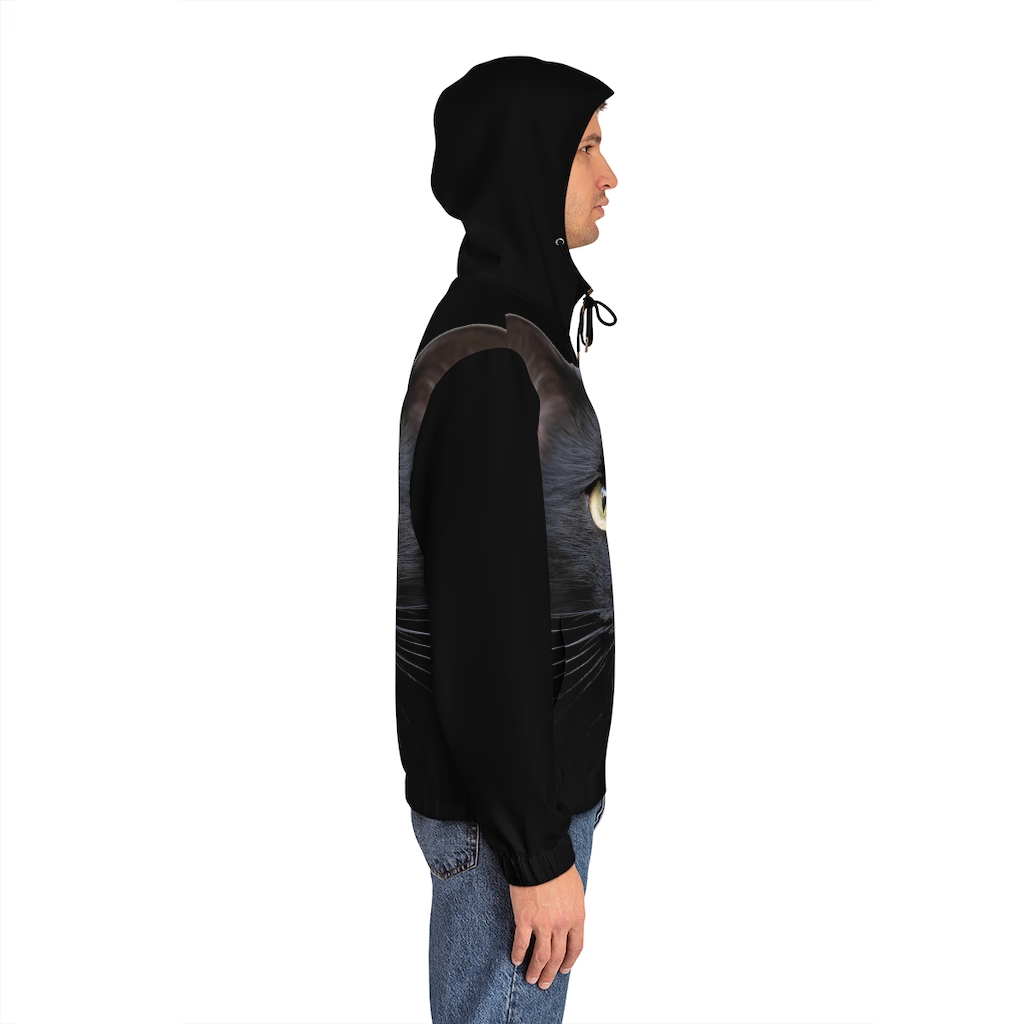 Men's Hoodie Black Cat - Image 5