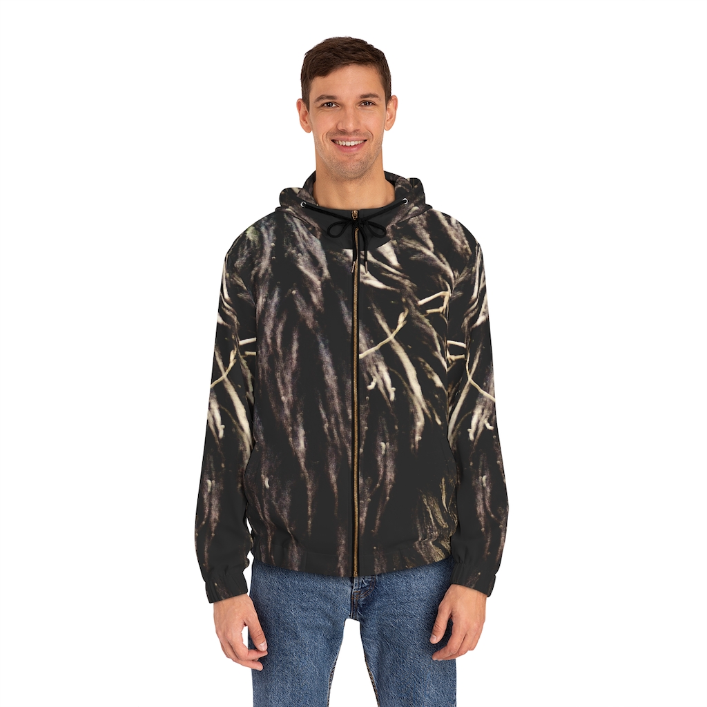 Men's Hoodie: Black Alpaca - Image 19