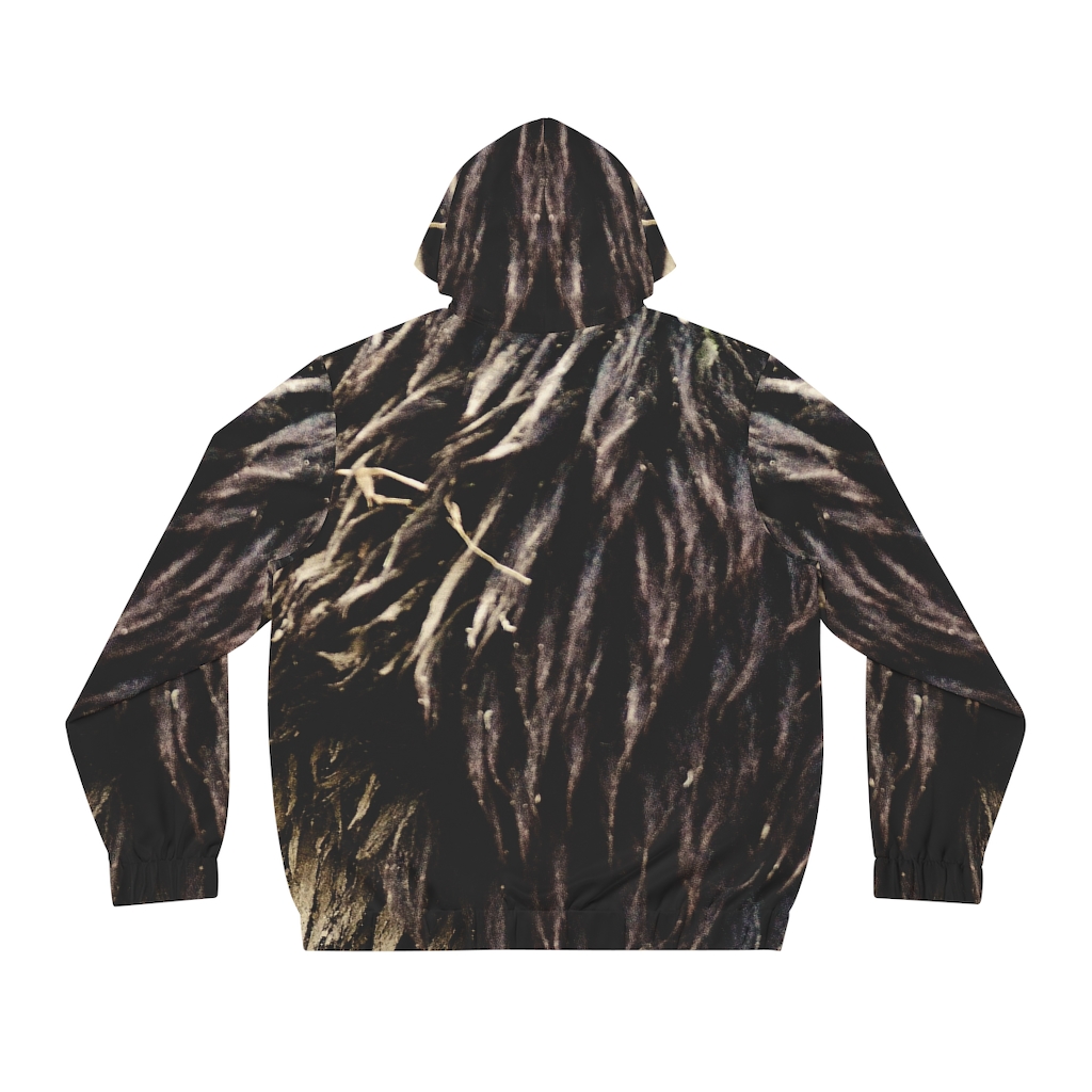 Men's Hoodie: Black Alpaca - Image 21