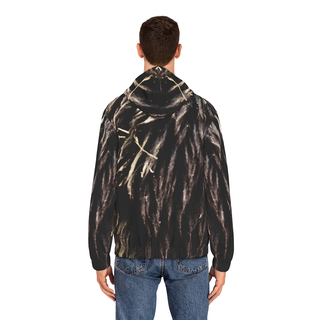Men's Hoodie: Black Alpaca - Image 22