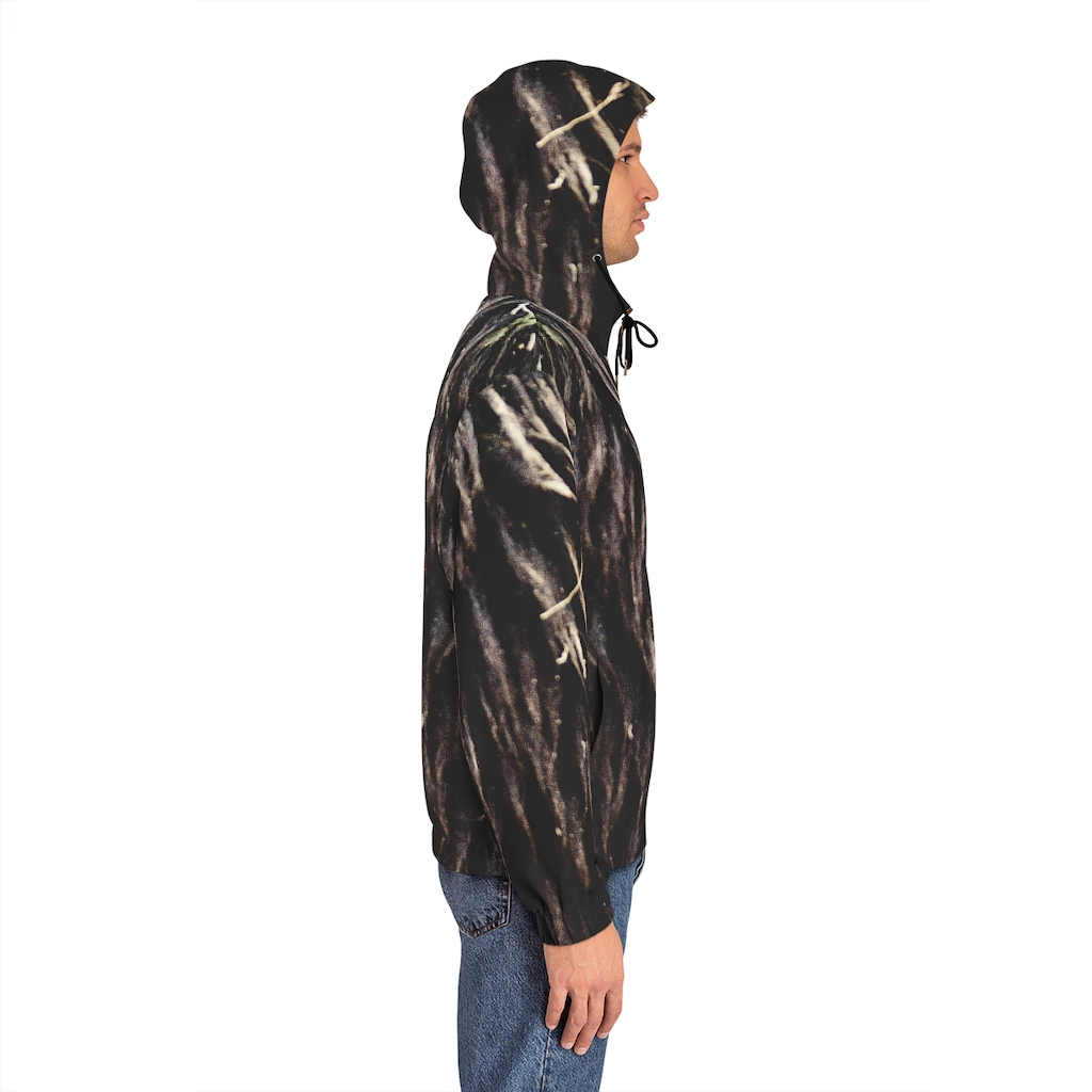 Men's Hoodie: Black Alpaca - Image 29