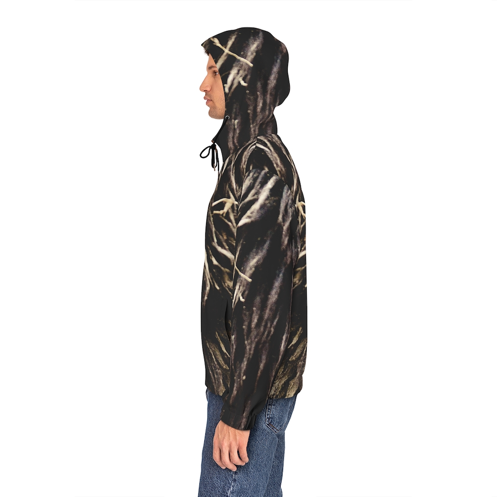 Men's Hoodie: Black Alpaca - Image 30