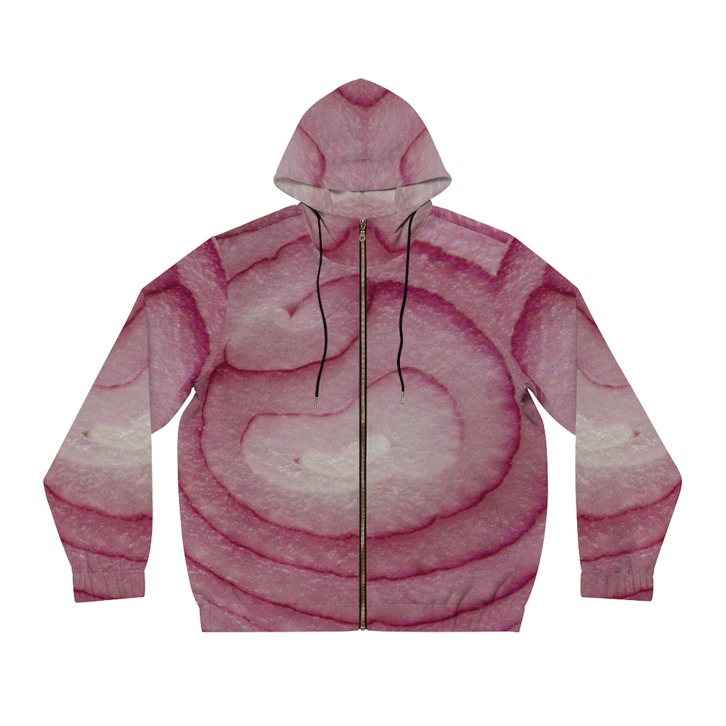 Men's Hoodie: Red Onion - Image 26