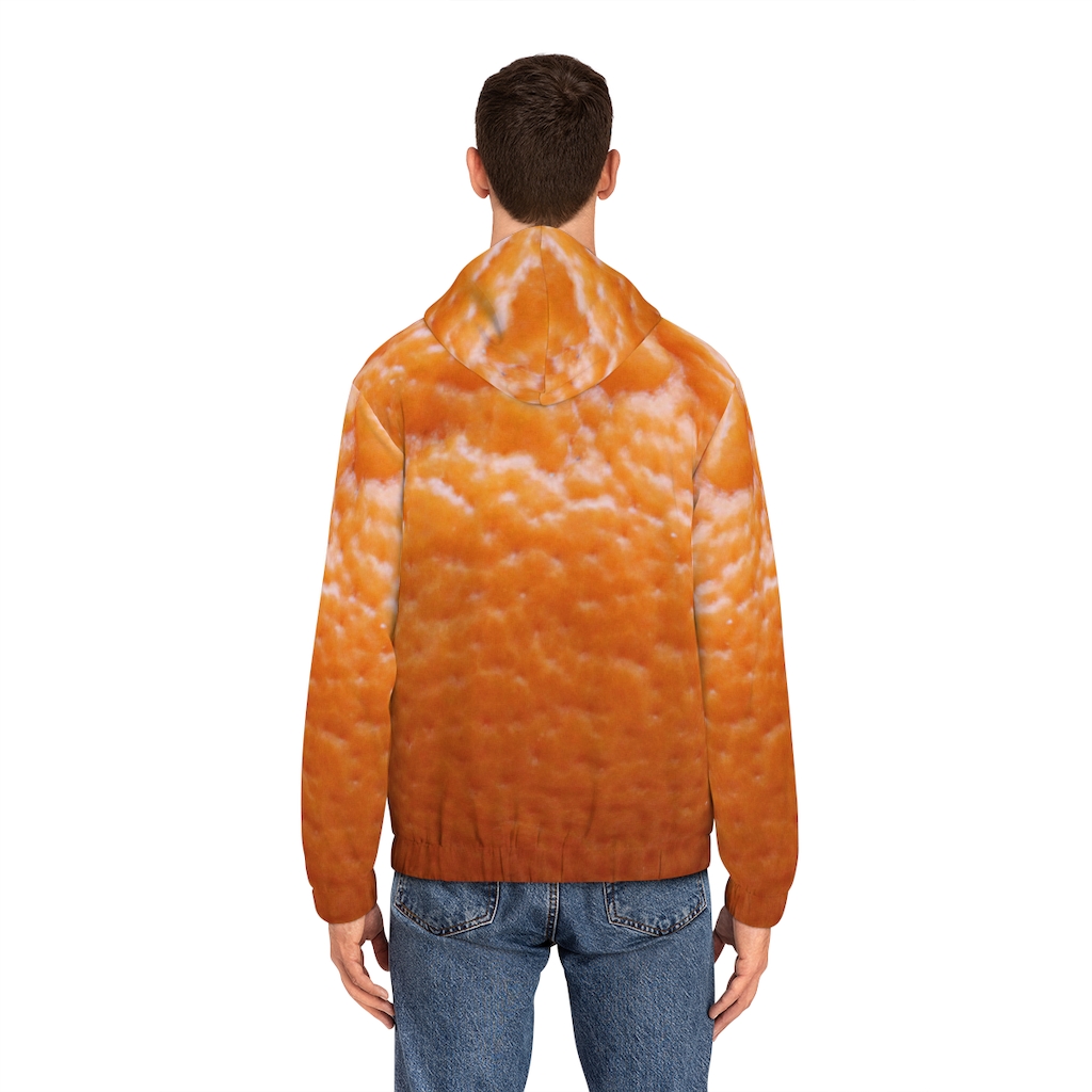 Men's Hoodie: Orange Peel - Image 28