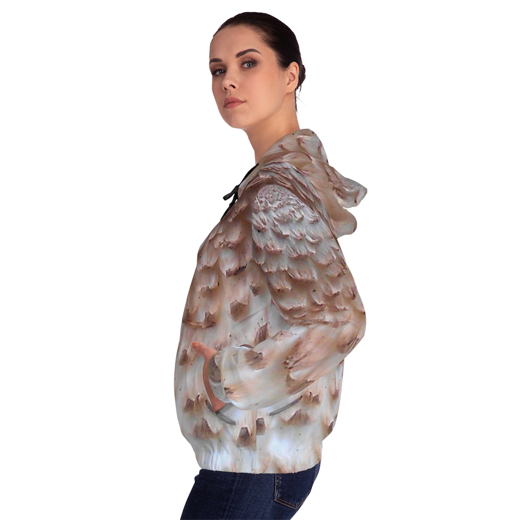 Women's Hoodie: White Mushroom - Image 17
