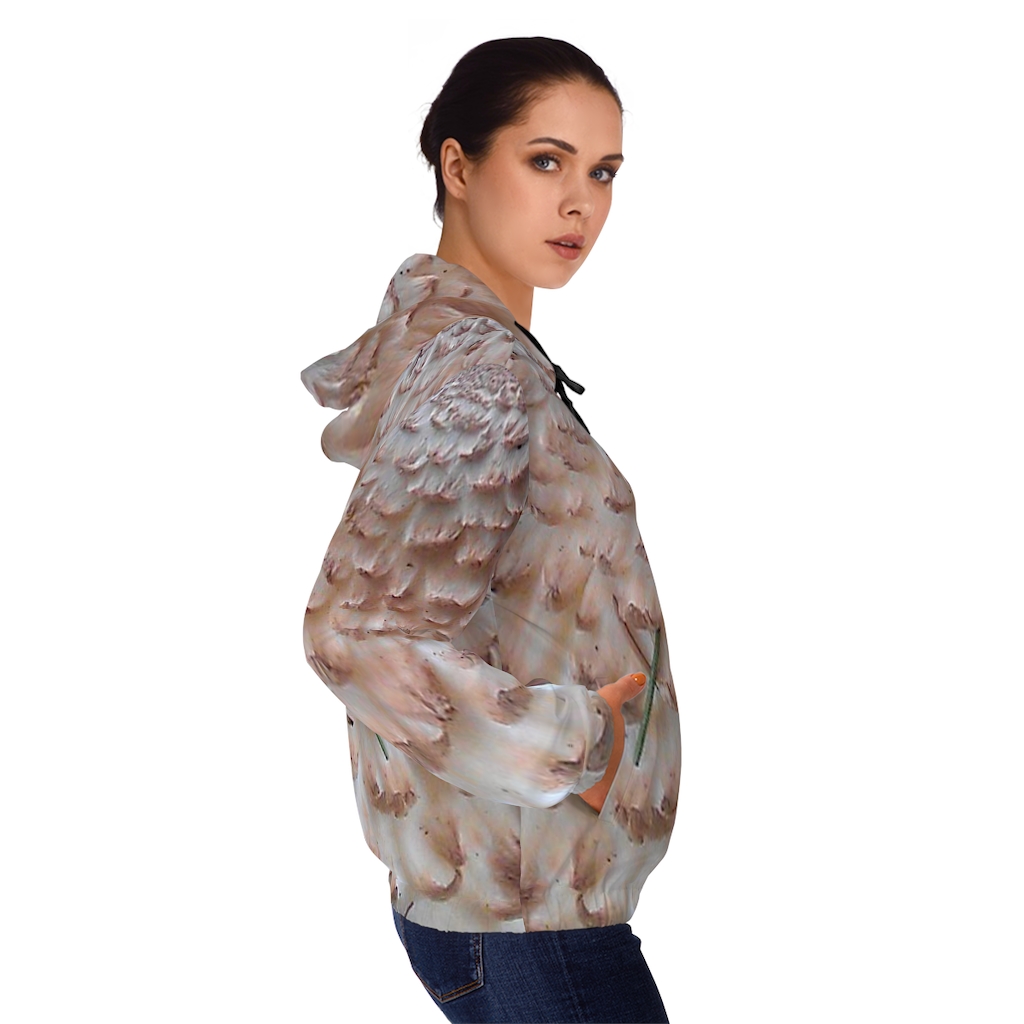 Women's Hoodie: White Mushroom - Image 18