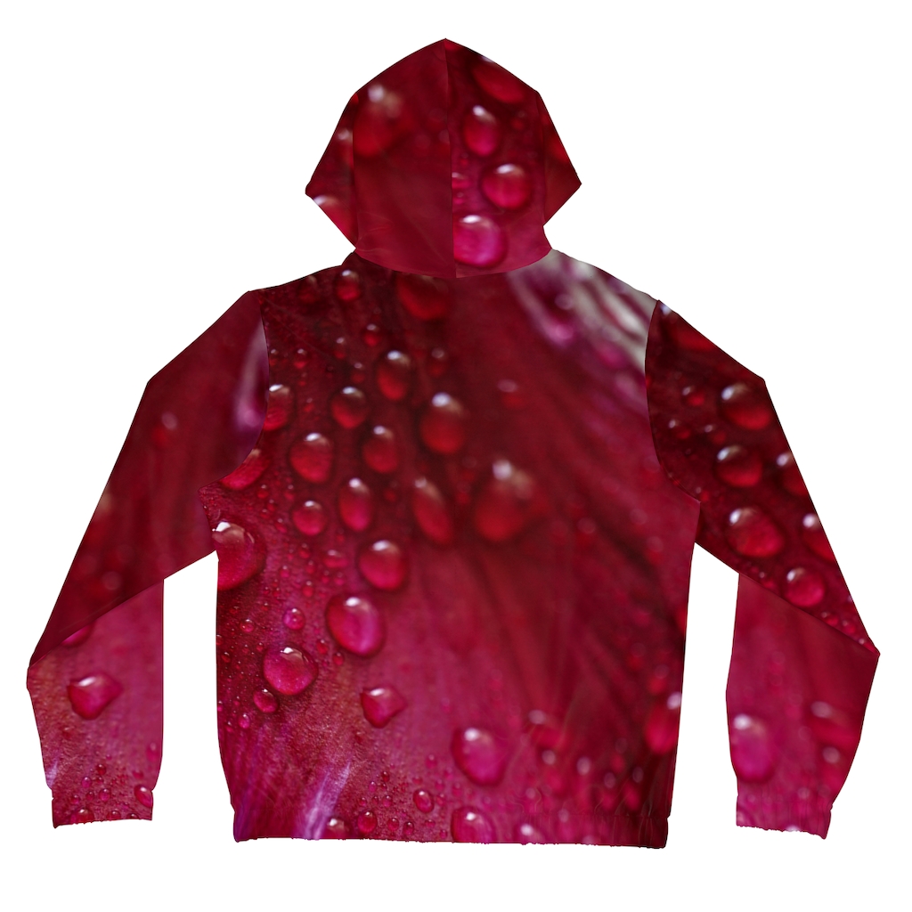 Women's Hoodie: Red Petal - Image 21