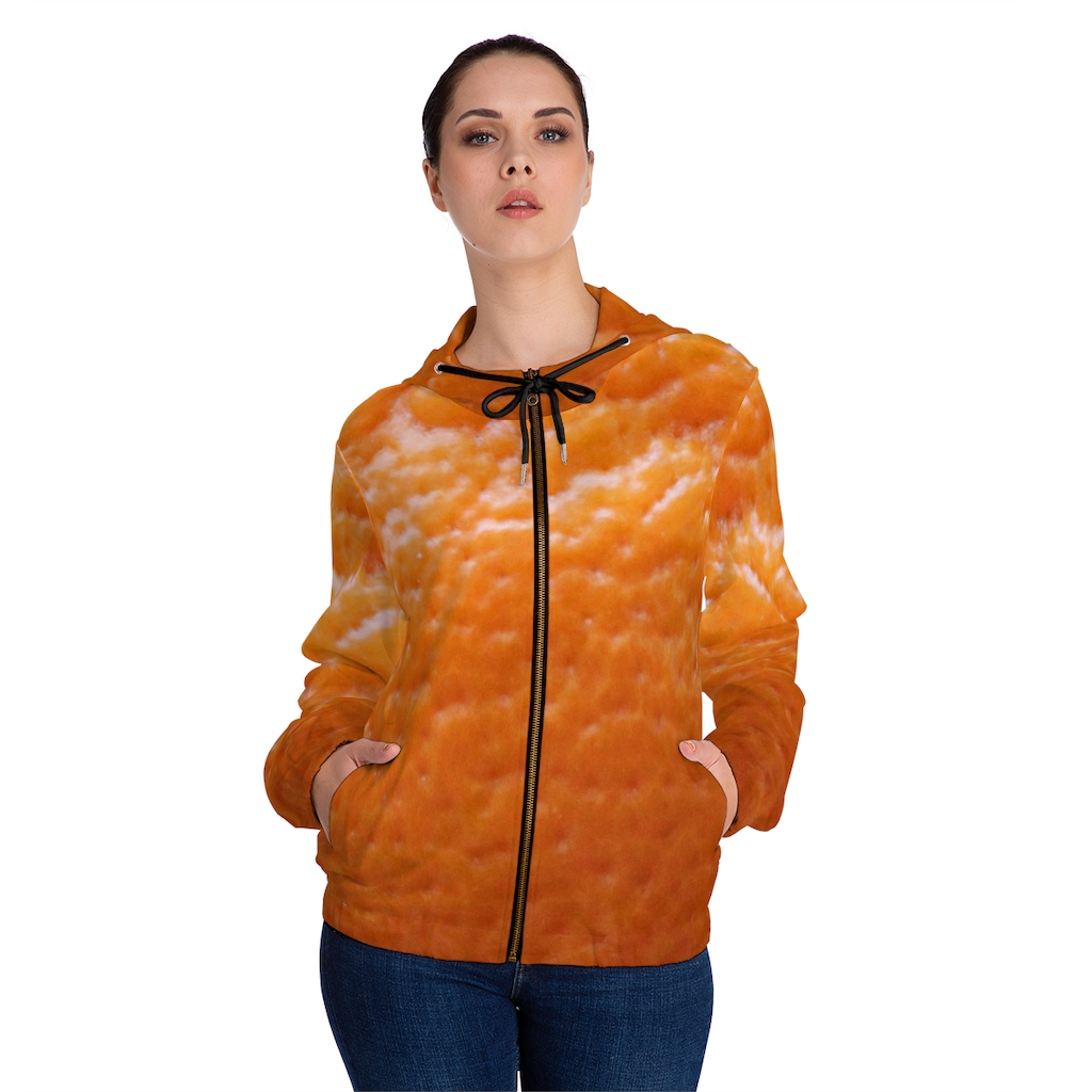 Women's Hoodie: Orange Peel - Image 19