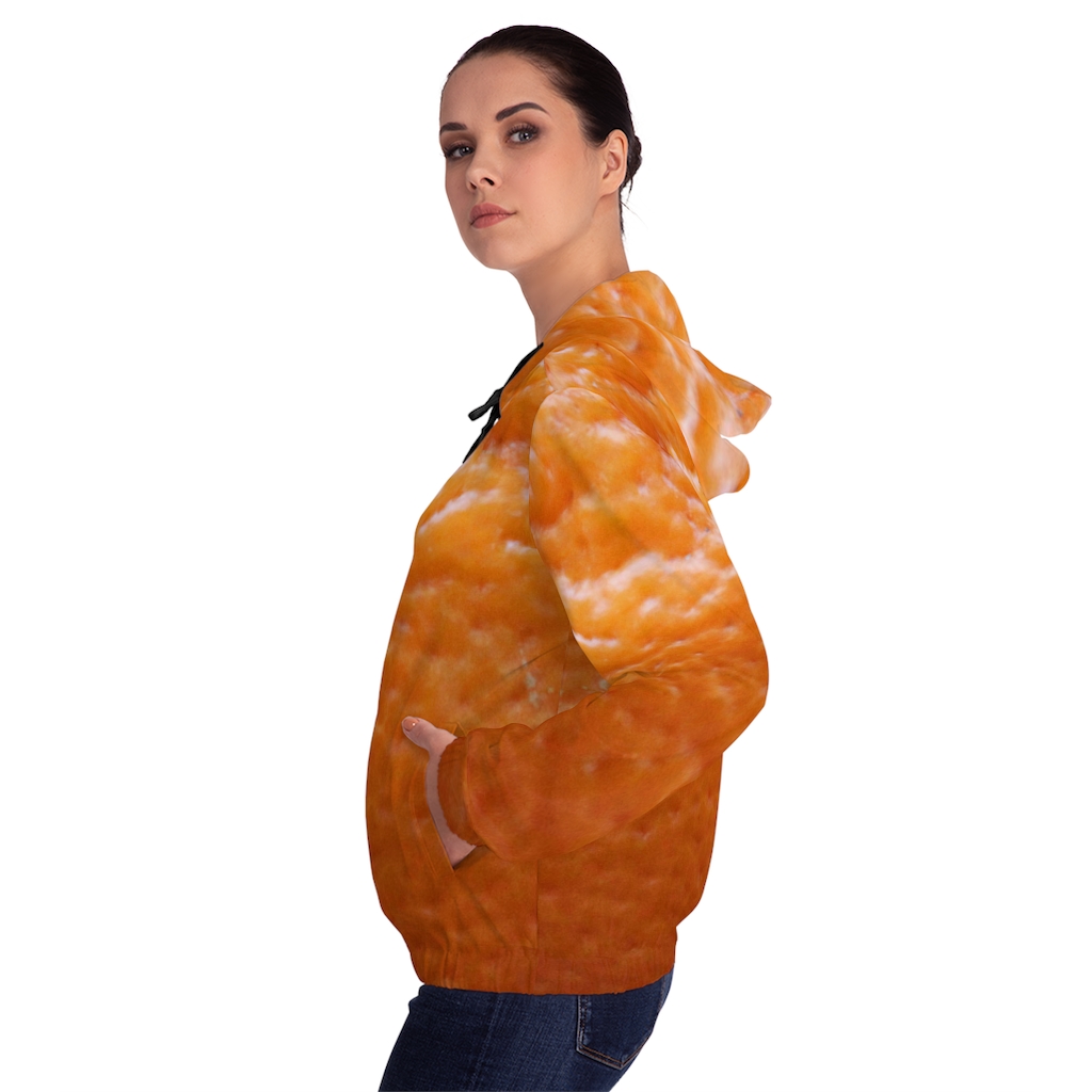 Women's Hoodie: Orange Peel - Image 5