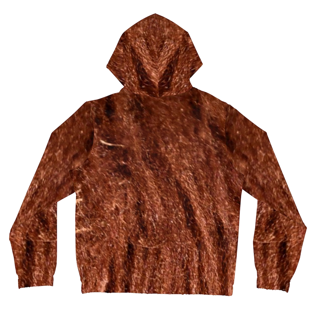 Women's Hoodie: Brown Alpaca - Image 3