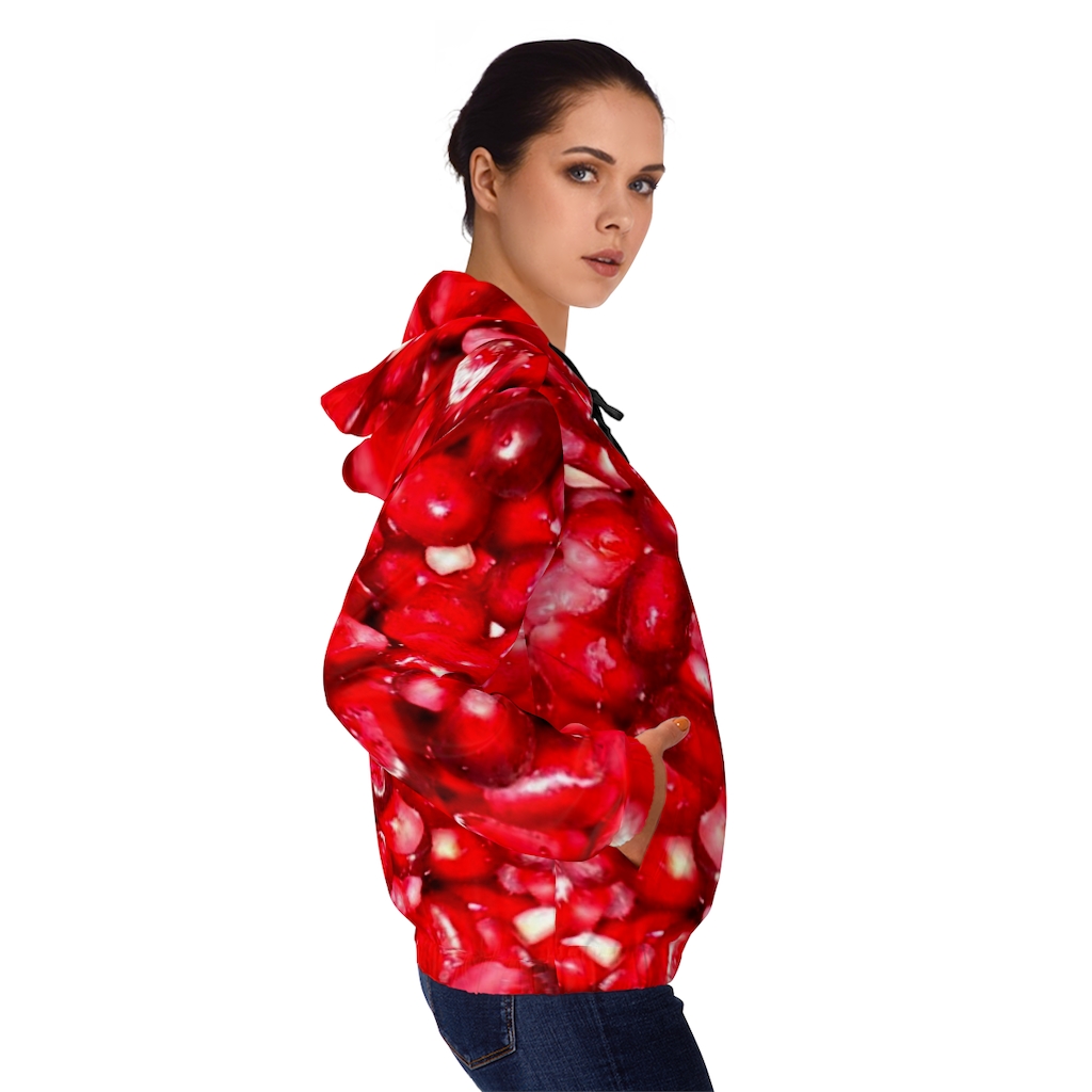 Women's Hoodie: Pomegranate Inner - Image 6