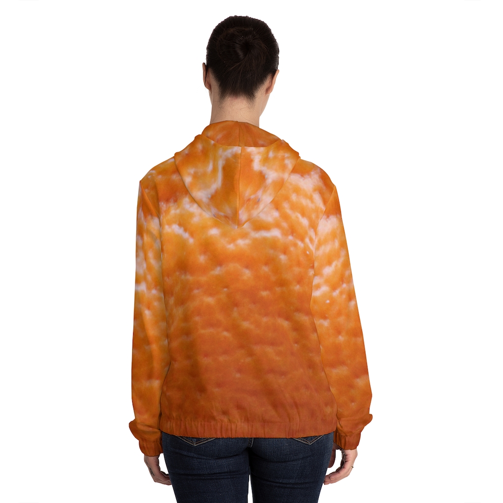 Women's Hoodie: Orange Peel - Image 4