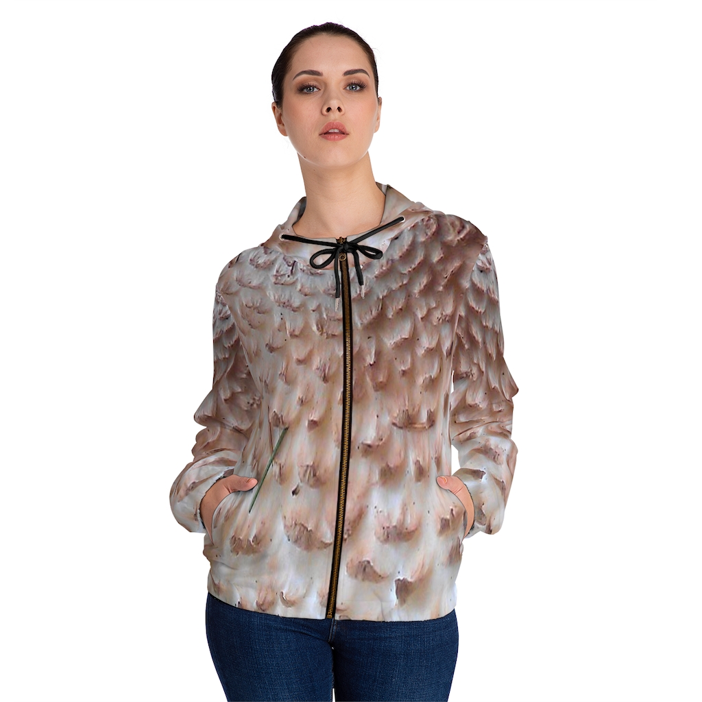 Women's Hoodie: White Mushroom - Image 25