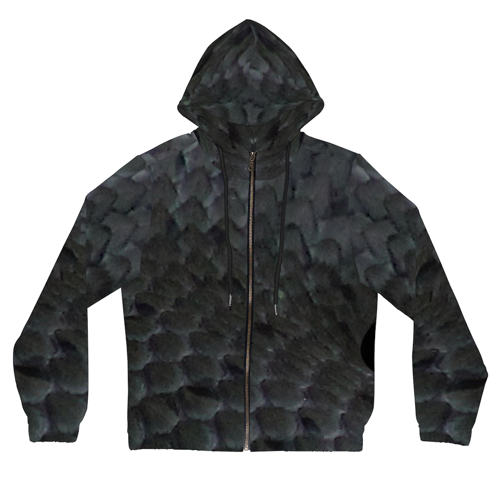 Women's Hoodie: Black Snake - Image 26