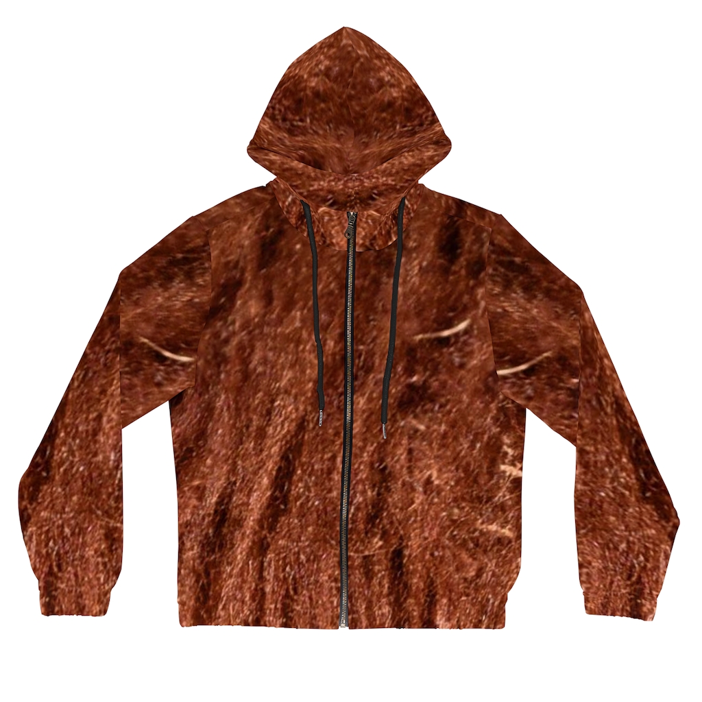 Women's Hoodie: Brown Alpaca - Image 8