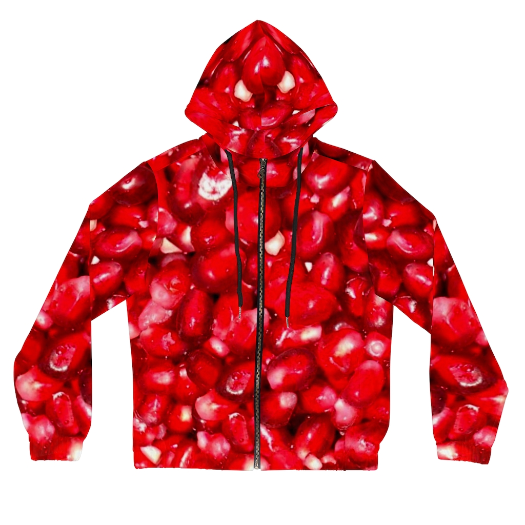 Women's Hoodie: Pomegranate Inner - Image 8