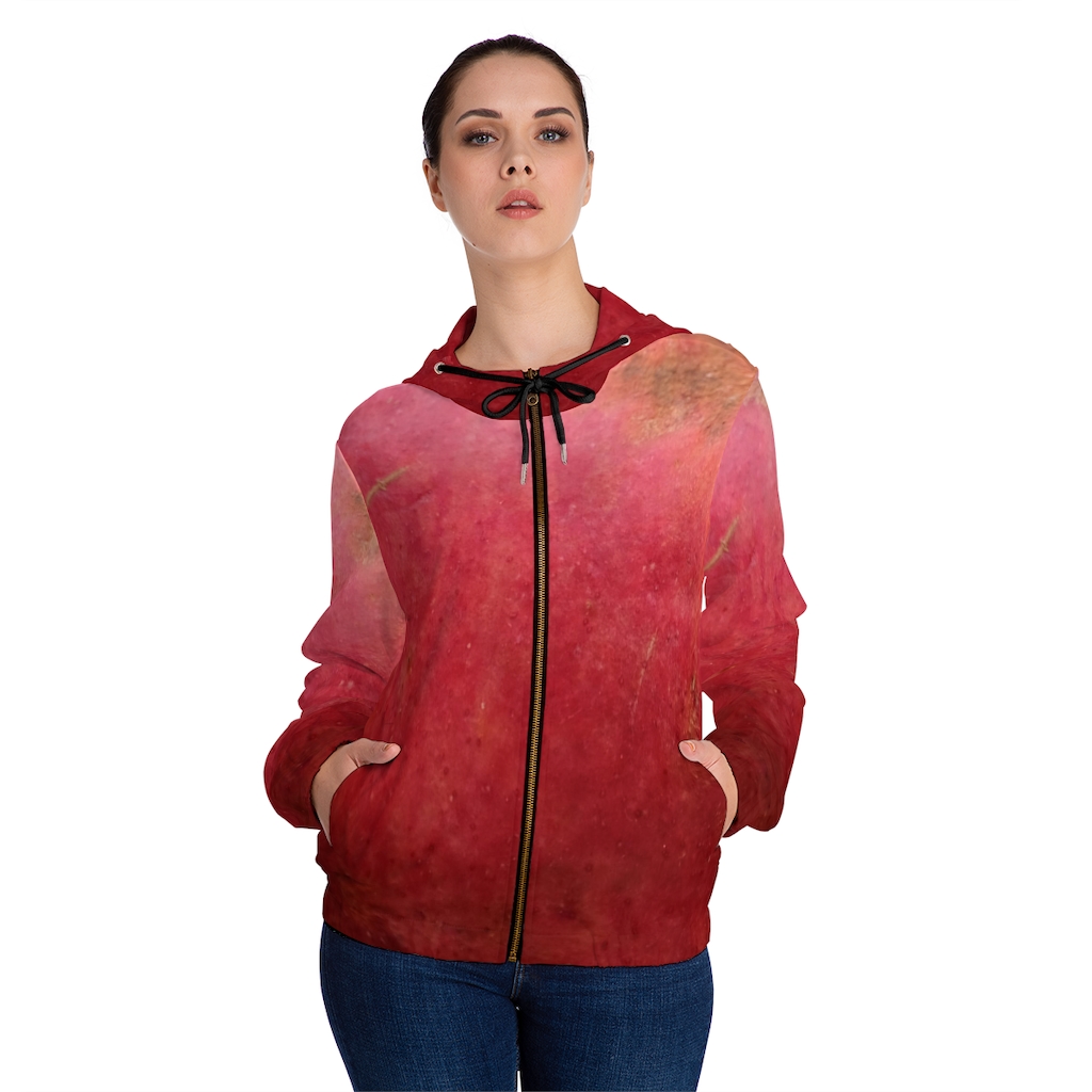 Women's Hoodie: Pomegranate Skin - Image 7