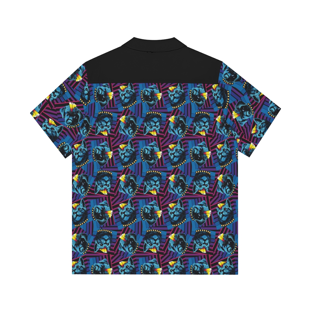 Cat / Dog Men's Hawaiian Shirt - Image 3