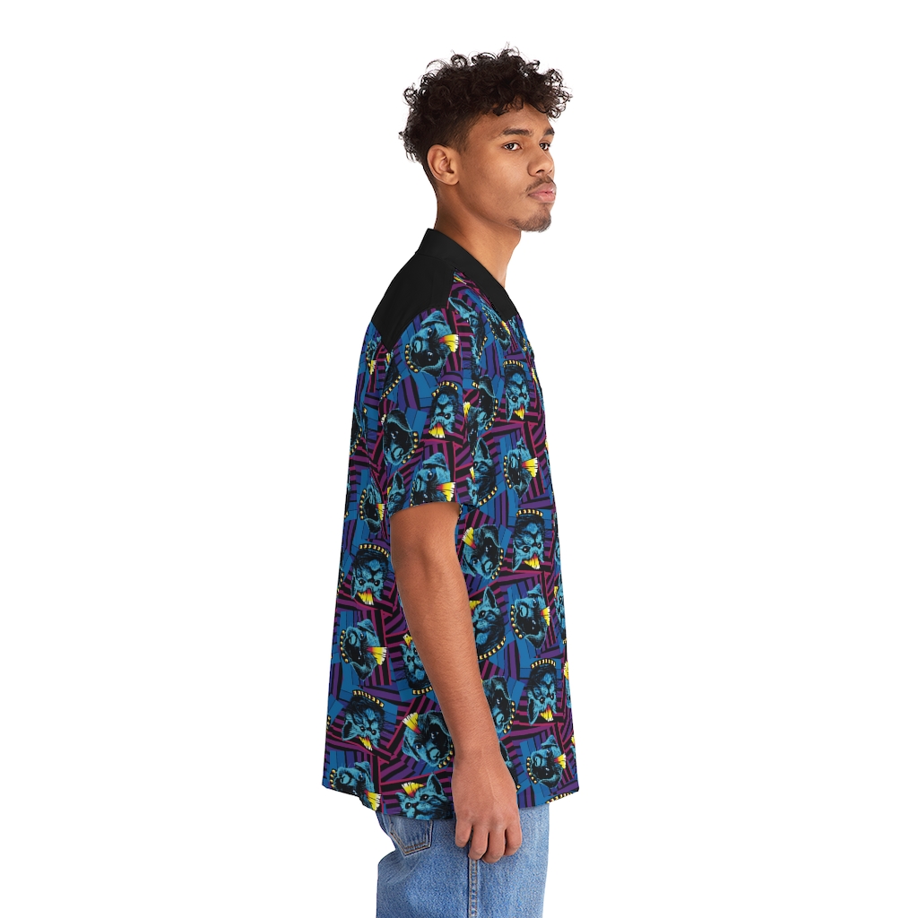 Cat / Dog Men's Hawaiian Shirt - Image 5