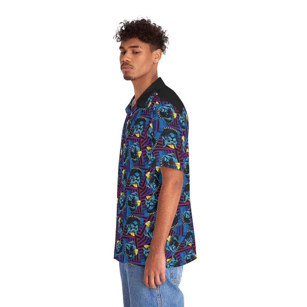 Cat / Dog Men's Hawaiian Shirt - Image 6